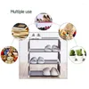 Clothing Storage Non-woven Shoe Rack Hall Closet Adjustable Removable Door DIY Easy To Install