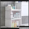 Storage Holders Racks Stackable Der Divider Assemble Shelf Foldable Clothes Shee Rack Layer Separator Wardrobe Closet Otmxg