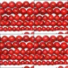 Turkos 8mm natursten kinesisk röd turkos e runda lösa pärlor 15 sträng 4 6 8 10 12 mm plockstorlek släpp leverans 2022 smycken dhyxt