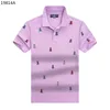 2023 Polos de diseñadores para hombres y mujeres Dos letras Estampado de acuarela Casual Moda de alta calidad Hombres Wild Top 4 colores CoffeeM-3XL