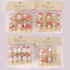 Décorations de Noël 10pcs Clip en bois Noël 2022 Année Décoration de fête Po Garland Fournitures Snowman Santa Noel Tree Hang Decor