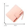 Wallets Women Black Blue/pink Short Female Purse 15 Bits Big Position Fashion Card Holder 2022 Case L221101