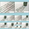 Chaînes Naturel Vert Pierre Cristal Chips Bijoux Trouver Collier Chaînes Or Couleur DIY Bracelet Faisant Lz25 Drop Livraison 2022 Findin Dhmyw