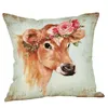 Pillow Horse Animal Printed Outdoor Throw Covers Square Garden Cushion Pillowcase Decorative Sofa Cover 45 Cm