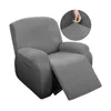 Chair Covers 1 Set Solid Single Sofa Cover Elastic Thickening All-Inclusive Massage Fabric Reclin Home Decoration