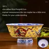 Bowls Jingdezhen Ramen Bowl Ceramic Bone China Vintage Rice Home Kitchen Dinnerware Tableware Accessories Container Craft