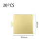 Bakningsverktyg 20st Golden Mousse Mat Bottom Foam Cake Base Boards Paper Board Shape Dessert Tray Christmull Decoration Drop