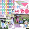 Altre Forniture per Cani 10 Pezzi Bandana per Cani Triangolo Sciarpa a Pois Punto Bavaglino Lavabile Regolabile Accessori per Cuccioli Piccoli e Medi C Dhlwa