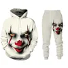 Survêtements pour hommes 2023 ensemble impression 3D mode personnalité créative Couple costume à capuche décontracté sweat-shirt pantalons de survêtement deux ensembles