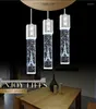 Kroonluchters Modern Minimalistisch LED Restaurant Crystal Chandelier 3 Heads Creative Personality 6 Bar