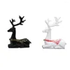 Decorazioni interne Statue di cervi in resina per auto Piccoli ornamenti Decorazioni per la casa carine creative Regali di Natale Di alta qualità