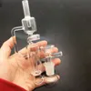 Atacado Kit de cachimbo de água de vidro queimador de óleo Bongs Heady Recycler Honeycomb Percolator com 14mm Joint Glass tabaco seco erva tigela