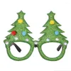 Kerstversiering 1pc Kerstman Sneeuwpop Gewei Bril 2023 Jaar Cadeaus Voor Kinderen Xmas Party Supply Decoratie Thuis Navidad Decor