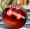 بالون زخرفة عيد الميلاد 60 سم متعة في الهواء الطلق الجو الاحتفالي المطبوعة PVC الصبغة كرات لعبة قابلة للنفخ