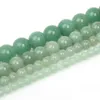 Crystal 8Mm 15/Strand 4/6/8/10Mm Natural Green Aventurine Stone Beads Loose Spacer For Jewelry Making Diy Bracelet Necklace Drop Del Dhv7E