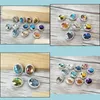 진주 10pcs/로트 mticolour Faceted Crystal Glase Loose Beads Pave Rhinestone 스페이서 커넥터 보석 BD359 드롭 배달 202 DH8KQ