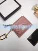 Porte-clés classique Marmont Porte-cartes Portefeuille de luxe Porte-monnaie 627064 avec boîte d'origine Femmes Hommes Designer Portefeuilles Titulaires Porte-monnaie CardHolder Pochette Cadeau de poche