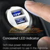 CC252 MINI USB CAR Charger for Mobile Phone Tablet GPS 3.1A شاحن سريع للشاحن الشاحن المزدوج USB ADAPTER ADAPTER في السيارة