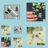 Pendants Screw Cap Tube 35X6Mm Glass Vial Pendant Crystal Per Locket Rice Necklace Charm Fill Bottle1 Drop Delivery 2022 Home Garden Dhcuc