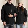 Vestes pour hommes Veste pour hommes pratique Manteau chauffant épais Coton imperméable Rembourré USB Garder au chaud