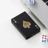 Metal Playing Cards Jet Lighter Unusual Torch Turbo Butane Gas Lighters Creative Windproof Outdoor Lighter Funny Toys For Men