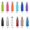 Cola Shaped Water bottle Insulated Double Wall Vacuum Heath-safety BPA Free Stainless Steel High-luminance Thermos Bottles 500ML 200pcs DAP511