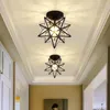 Lampes suspendues LED moderne cristal plafonnier couloir lustre salon chambre cuisine terrasse éclairage pentagramme