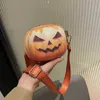 HBP Children Mini Small Bag Funny Cute Fun's Fun Fun One ombro Diagonal Bag Pumpkin Kawaii Halloween Saco de troca 220805