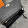 Togo plånbok på kedjedesigner handväska med läder rem serienummer full set box förpackning kvinna plånböcker hela cowskin -kort holde5709007