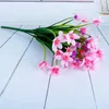 Decorative Flowers 6pcs 7-fork Simulation Flower / Spring Grass Office Campus Langfang Indoor And Outdoor Decoration Wedding Supplies