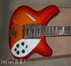 Kvalitet Rick Semi-Hollow Sky Sunburst Ricken Guitar 3 Pickups R Tremolo Electric Guitar Stock