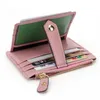 Wallets Women Leather Slim Card Holder Wallet Men Mini Wallets Zipper Card Money Holders Vintage Short Wallet Female Thin Small Purse L221101