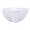 Underbyxor män underkläder ultratunna is silkes transparenta trosor plus storlek gay trosor slip cueca calzoncillos thongs bikini 2xl