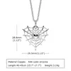 Pendentif Colliers Cool Fashion Spider Web Charm Couple pour femmes hommes coeur amour promesse cadeaux d'anniversaire de mariage bijoux