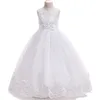 Girl's Dresses Girls Christmas Dress White Pink Bridesmaid Kids Clothe Baby Children Long Princess Party Wedding Evening 10 12 Y Vestidos 221101