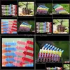 Décorations de jardin Patio Lawn Gardenanimal 50 PCS FENSE FENCE PALISADE MINIATURE FAIRY HOTES Decoration Mini Otxg7