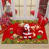 Carpets Home Carpet Santa Elk Floor Mats Non Slip Door Kitchen Bathroom Decor Merry Christmas 2022 Decorative