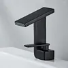 Rubinetti per lavabo da bagno Miscelatore per lavabo in ottone cromato Rubinetti per acqua fredda e acqua montati sul ponte