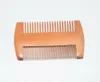 Home Garden 100pcs Pettine per barba in legno Doppi lati Pettini in legno spessi super stretti Pente Madeira Pidocchi Pet Hair Tool GCC300