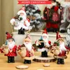 Christmas Decorations Santa Claus Plush Doll Decor Pendant Tree Decorative Hanging Ornament Holiday Gift Xmas Home