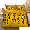 Bettwäsche-Sets Bettwäsche-Sets Afrikanisches Set Happy People Bettdecke Er Twin Fl Queen King Size Heimtextilien Gelbe Bettwäsche 3-teilig Drop 220923 Dh5Cv