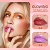 QIBEST 9 Farben 3D Spiegel Lipgloss Glasur Sexy Strahlender Schimmer Frauen Plump Lipgloss Feuchtigkeitscreme Langanhaltender Lippenstift