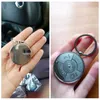 Keychains Perpetual Calendar Keychain Gift 2010 To 2060 Years Keyring Car Pendant Creative Metal Key Chain For Men