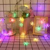 Strings HG-3METRE 20LED Waterdichte sneeuwvlokken String Fairy Lights for Christmas Light Garden Decor LED Strip