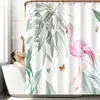 Capas de assento no vaso sanitário Flamingo de impressão digital decoração de casa conjuntos de capa de banheiro