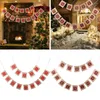 Juldekorationer 1pc Merry Flag Banner Decoration for Home Ornament Navidad Noel