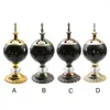 Fragrance Lamps Vintage Style Incense Burner Iron Hollow Censer With Lid Art For Yoga Meditation Tabletop SPA Gift Decoration