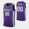 Баскетбол в колледже носит Sacramento'kings''den Custom 2021 баскетбол 75 -й годовщины Diamond City Purple Stute Litched ИКОНА