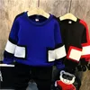 Pullover DFXD Children039s Sweatshirts Fashion Winter Baby Boys Long Sleeve Stitching Thick Top Kids Cotton Clothes 2 7Years 229784133