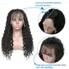 Глубокая волна фронтальный парик 13x4 перуанские кружевные передние парики из человеческих волос для чернокожих женщин вьющиеся прозрачные застежки